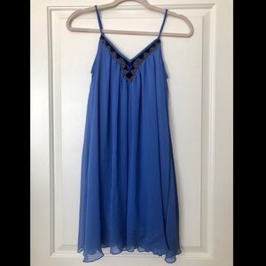 Blue Beaded Dress
